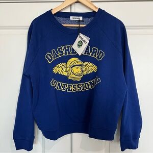 NWT Daydreamer Blue Dashboard Confessional Graphic Sweatshirt L